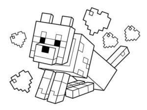 minecraf para colorear