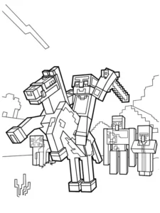 minecraft dibujos para colorear