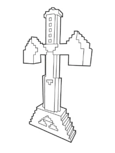 minecraft para colorear espada