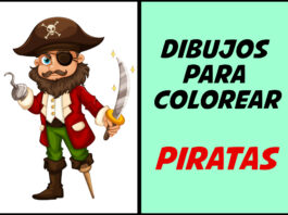 Pirata Dibujo para imprimir y colorear pirata dibujo