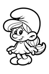 pitufos dibujo