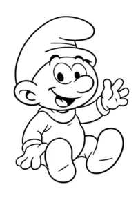 pitufos dibujos