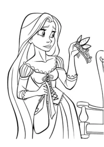 rapunzel dibujos