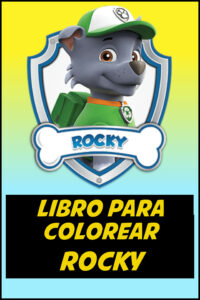 rocky patrulla canina para colorear