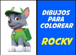 Rocky Patrulla Canina para colorear : Dibujos para imprimir (PDF) rocky patrulla canina para colorear