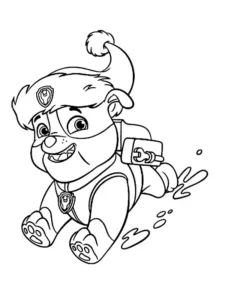 rubble para colorear