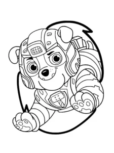 rubble para colorear