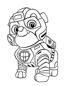 rubble patrulla canina dibujo