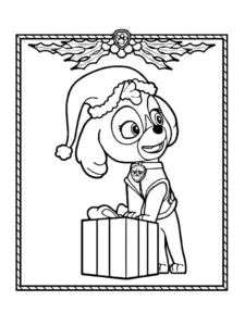 skye patrulla canina dibujo