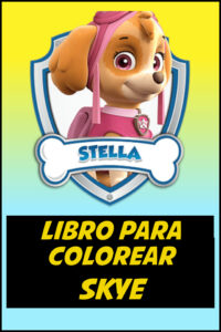 skye patrulla canina para colorear