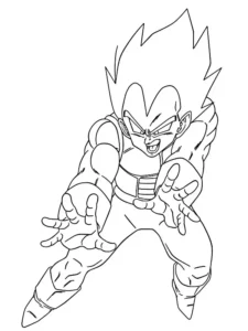 vegeta dibujo