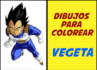 Vegeta para Colorear : Dibujos para imprimir (PDF) vegeta para colorear