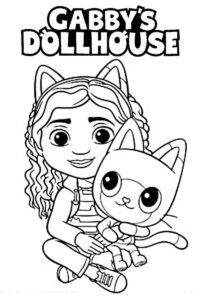 gabby gato para colorear gabby gato para colorear