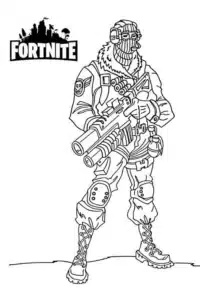 dibujo de fortnite para colorear dibujo de fortnite para colorear