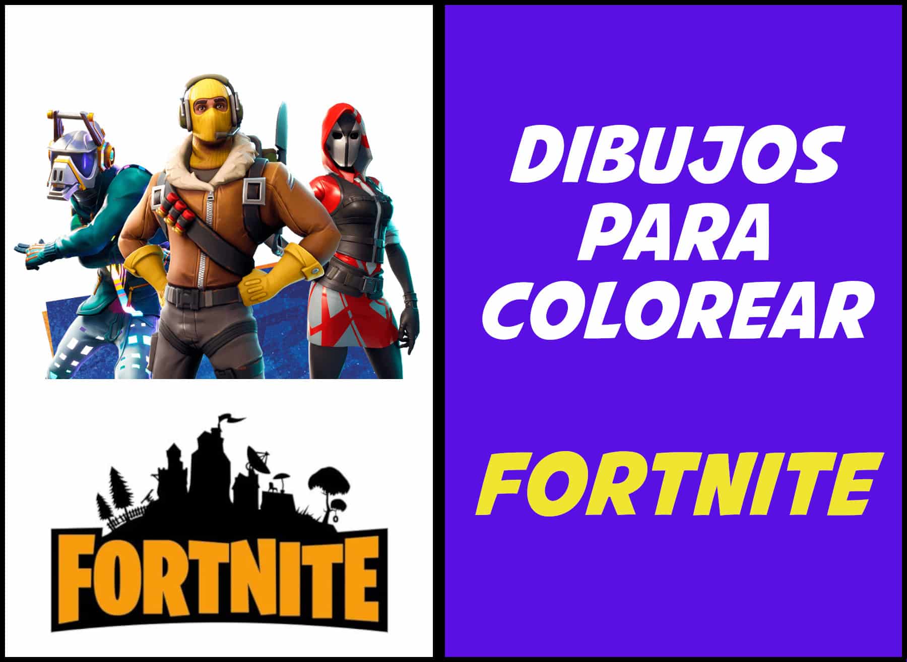 fortnite para colorear