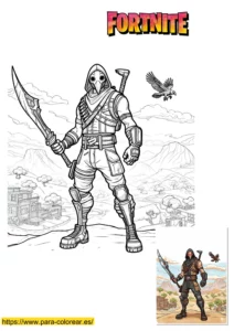dibujo de fortnite para colorear dibujo de fortnite para colorear
