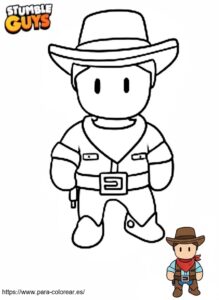 dibujo de stumble guys