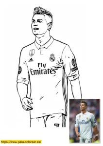 dibujos de cristiano ronaldo