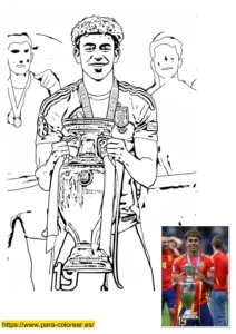 dibujos de lamine yamal