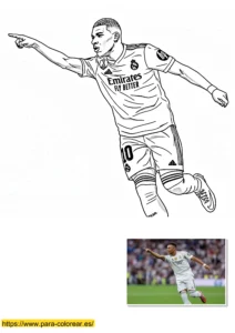 dibujos de mbappé