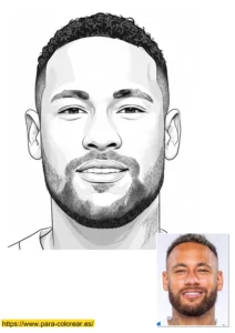 dibujos de neymar​