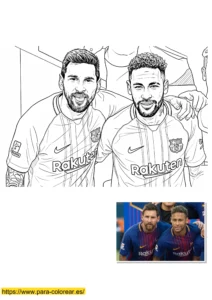 dibujos neymar