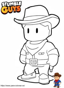 dibujos stumble guys para colorear