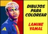 Dibujos de Lamine Yamal para colorear y imprimir lamine yamal para colorear