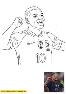 mbappe dibujo