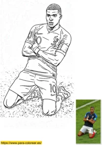 mbappe dibujo