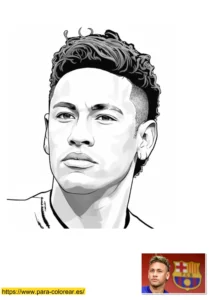 neymar dibujo