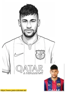 neymar dibujo