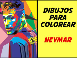 Dibujos de Neymar para colorear y imprimir neymar para colorear