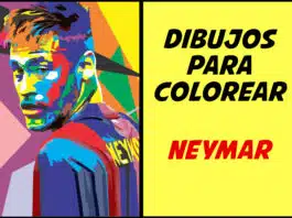 Dibujos de Neymar para colorear y imprimir neymar para colorear