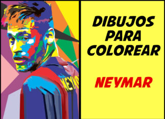 Dibujos de Neymar para colorear y imprimir neymar para colorear