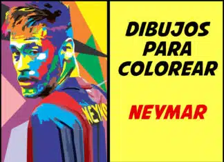 Dibujos de Neymar para colorear y imprimir neymar para colorear