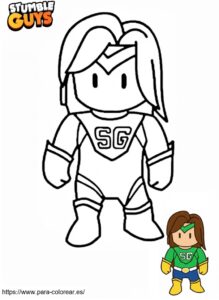 stumble guys para colorear